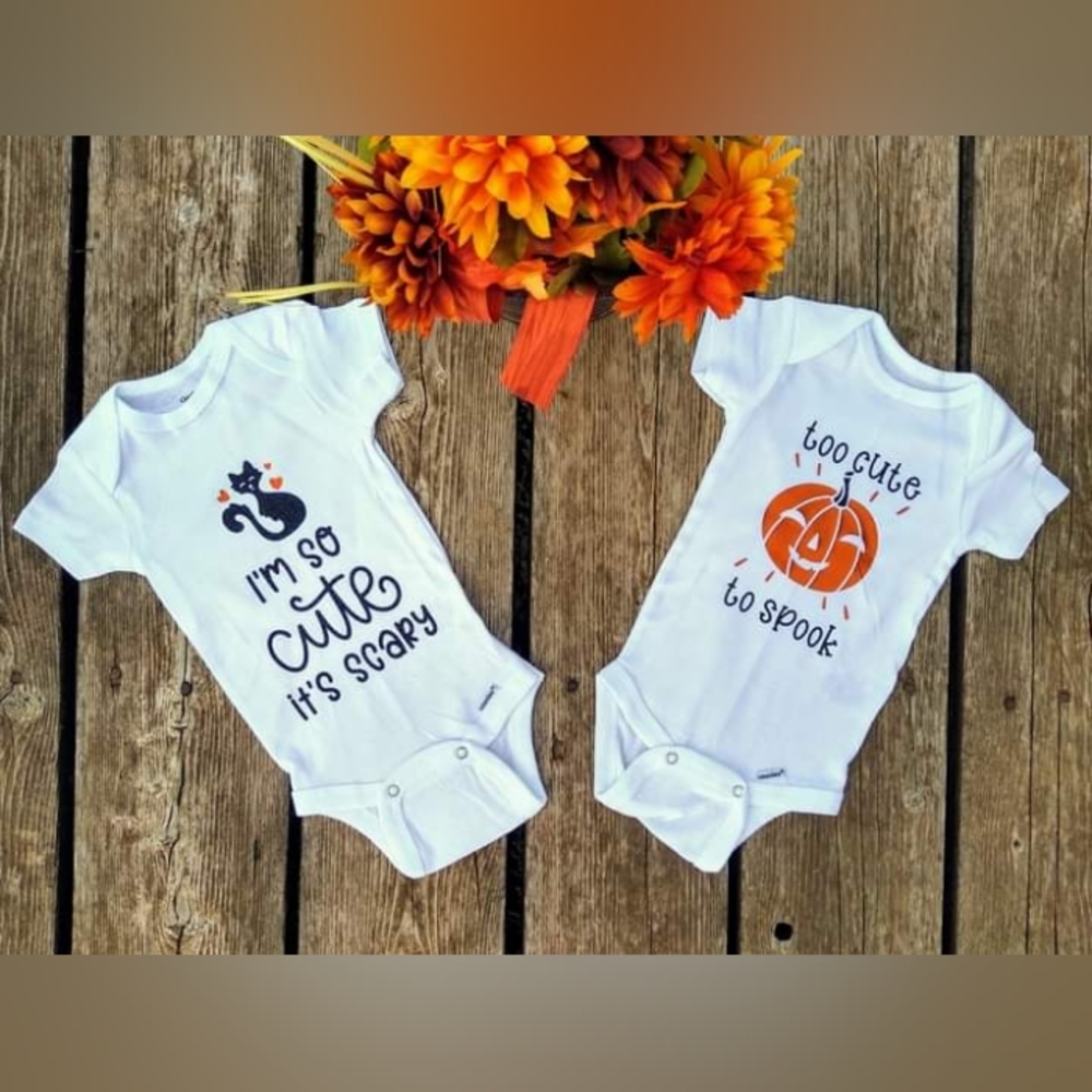 2pc Halloween Onesies